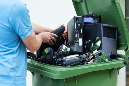 Secure data destruction process for office clearance
