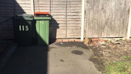 Trucks and equipment used for house clearance services